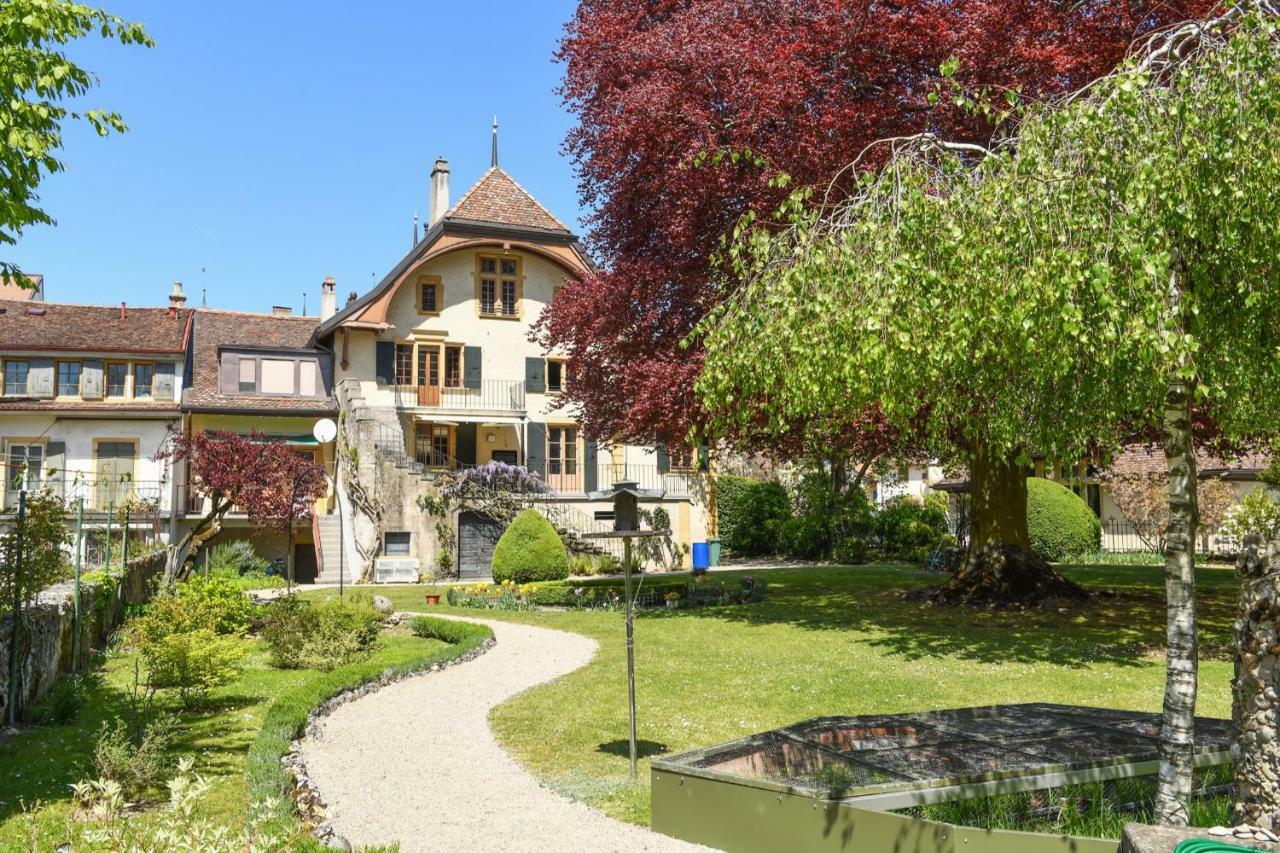 Auvernier Magnifique Maison Vigneronne Avec Grand Jardin 빌라 외부 사진